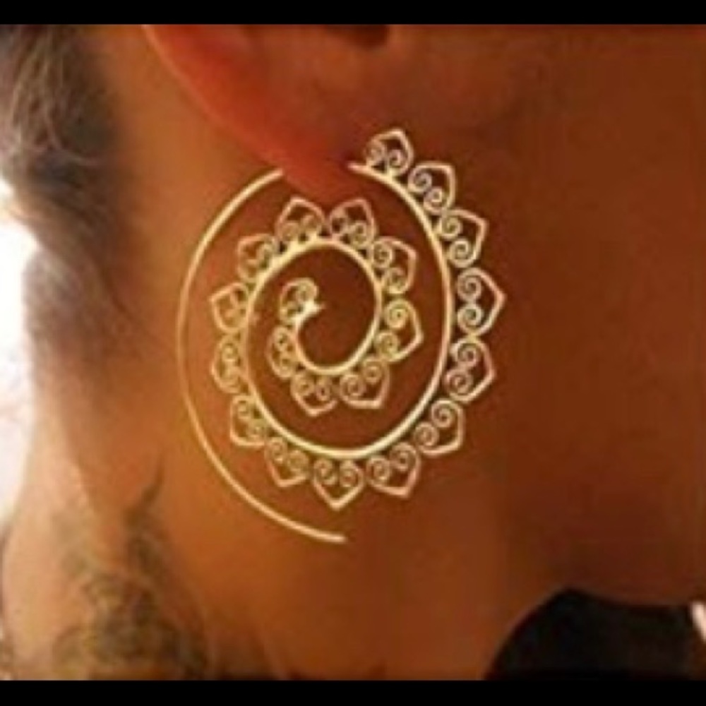 Bohemian Spiral Earrings